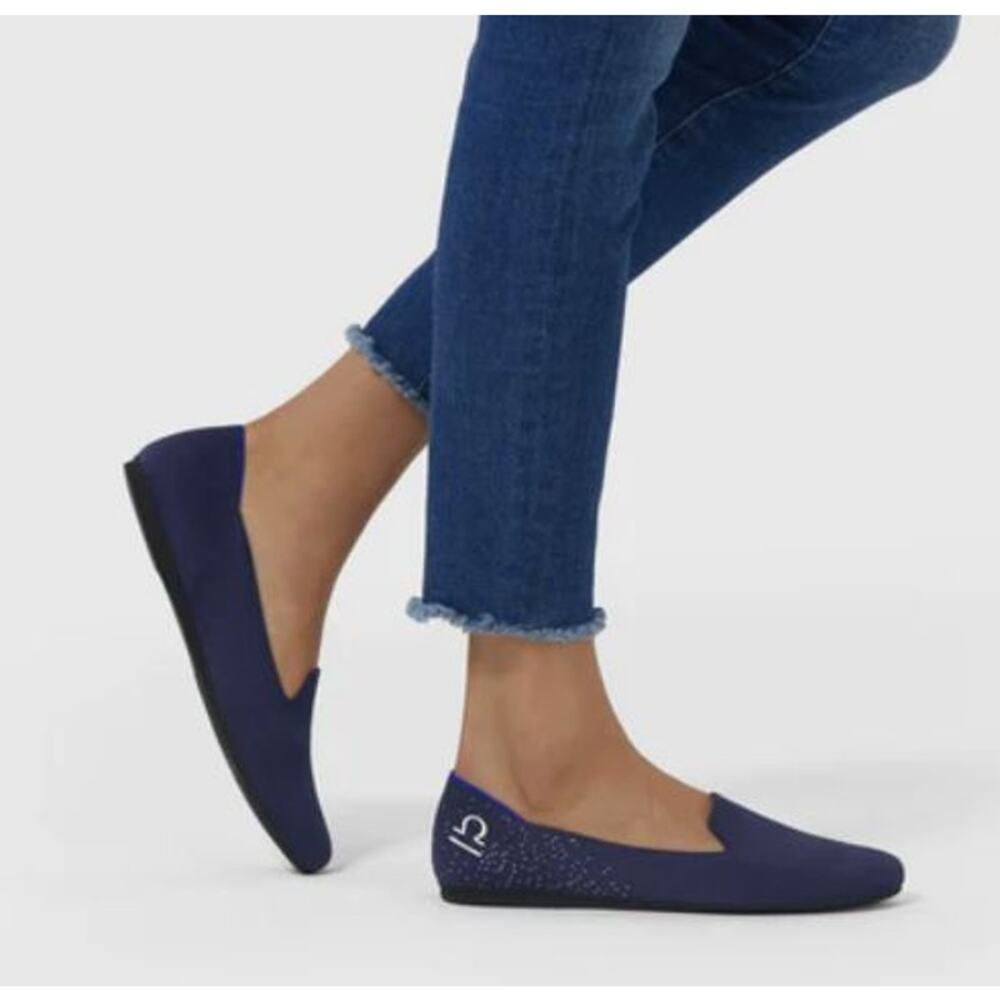 Rothy's navy Zodiac Flats Libra Loafers (10)